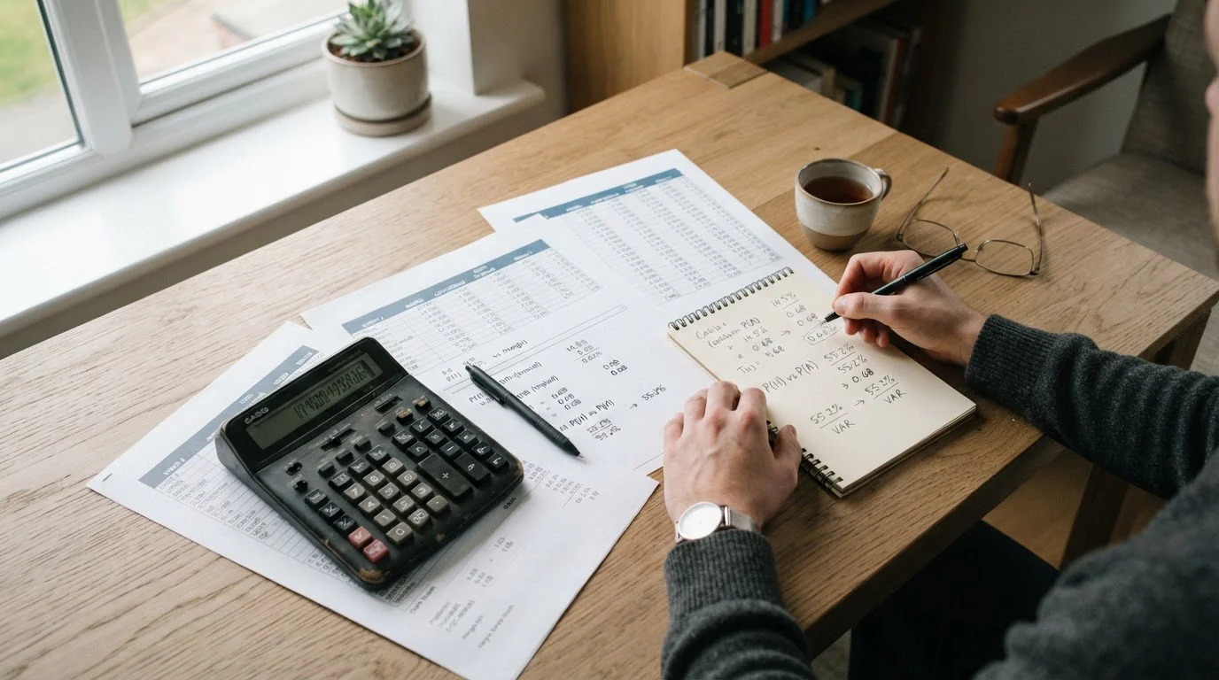 Analytische Darstellung professioneller Wett-Strategien mit Taschenrechner und neutralen Datenblättern
